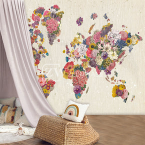 Papier peint : Carte des Fleurs