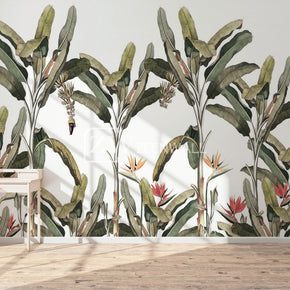 Papier peint :  Feuillage Exotique
