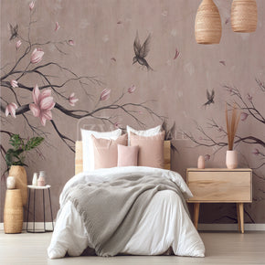 Papier peint : Éveil des Magnolia