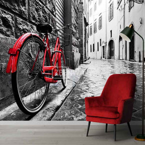 Papier peint : Bicyclette vintage